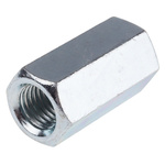 48mm Bright Zinc Plated Steel Coupling Nut, M16