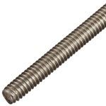 RS PRO Plain Stainless Steel Threaded Rod, M6, 1m