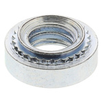 RS PRO Clear Passivated, Zinc Steel Clinch Nut, M5