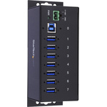 StarTech.com 7 Port USB 3.0 USB A  Hub, Terminal Connector Powered, 145 x 54 x 45mm