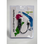 RS PRO USB Ethernet Adapter USB 2.0 USB 2.0 to RJ45 10/100Mbit/s Network Speed