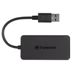 Transcend 4 Port USB 3.1 Hub, 73.8 x 37.2 x 10.4mm