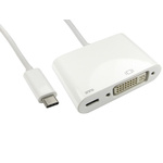 RS PRO USB C to DVI-D Adapter Cable, 1 Supported Display(s) - 1080p