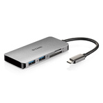 D-Link 2 Port USB 3.0 USB C  Hub, USB Powered, 95 x 45 x 11mm