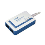 Ixxat 2 Port USB Ethernet Adapter USB 2.0 USB A to RJ45