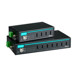 MOXA 7 Port USB 2.0 USB B  Hub, USB Powered