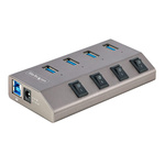 StarTech.com 4 Port USB 3.2 USB A, USB B USB C Hub, AC Adapter Powered, 2.3 x 0.8 x 4.5in