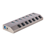 StarTech.com 7 Port USB 3.2 USB A, USB B USB C Hub, AC Adapter Powered, 0.8 x 2.3 x 7.6in