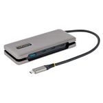 StarTech.com 4 Port USB 3.2 USB A, USB C USB C Hub, USB Powered, 13.5 x 6 x 2cm