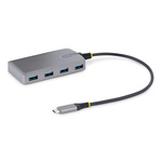 StarTech.com 4 Port USB 3.2 USB A, USB B  Hub, USB Bus Powered, 170 x 142 x 30mm