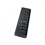 7 Port USB 3.0 USB A  Hub, 167 x 125 x 50mm