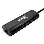 3 Port USB Network Adapter USB 3.1 RJ45 Female to USB C 5000Mbit/s Network Speed