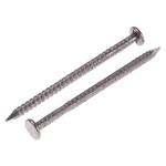 RS PRO Bright Steel Ring Shank Nails; 50mm x 2.65mm; 500g Bag