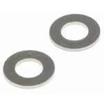 Nickel Plated Brass Plain Washer, 0.76mm Thickness, 4BA