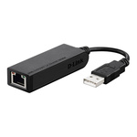 D-Link USB Ethernet Adapter USB 2.0 USB A to RJ45 10/100Mbit/s Network Speed