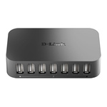 D-Link 7 Port USB 2.0 USB A  Hub, External Power Adapter Powered, 100.08 x 55.88 x 22.86mm