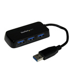StarTech.com 4 Port USB 3.0 USB A  Hub, USB Powered, 80 x 36 x 14mm