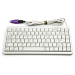 CHERRY Wired PS/2, USB Compact Keyboard, QWERTY (UK), White