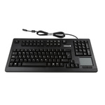 CHERRY Wired USB Compact Touchpad Keyboard, QWERTY (UK), Black