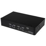 StarTech.com 4 Port USB DisplayPort KVM Switch, 3.5 mm Stereo 2560 x 1600 Maximum Resolution