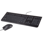 CHERRY Wired Keyboard and Mouse Set, QWERTY (US), Black