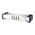 Aten 4 Port USB VGA KVM Switch, 3.5 mm Stereo 2048 x 1536 Maximum Resolution