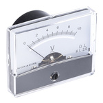 Monacor DC Analogue Voltmeter, 10V, 37.5 (Dia.) mm,