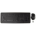 CHERRY Wireless Keyboard and Mouse Set, QWERTY (US), Black