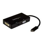 StarTech.com USB C to DVI, HDMI, VGA Adapter, USB 3.1, 1 Supported Display(s) - 4K @ 30Hz