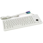 CHERRY Wired PS/2 Compact Trackball Keyboard, AZERTY