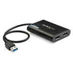 StarTech.com USB A to DisplayPort Adapter, USB 3.0, 2 Supported Display(s) - 4K @ 60Hz