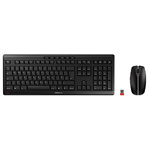 CHERRY Wireless Multimedia Keyboard & Mouse Set, QWERTY (UK), Black