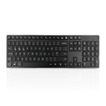 Ceratech Wired USB Slimline Keyboard, QWERTY, Black