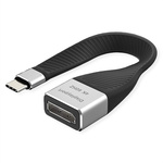 Roline USB C to DisplayPort Adapter, USB 3.1, 1 Supported Display(s)  - up to 4K