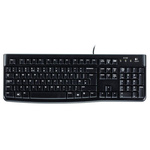 Logitech Wired USB Keyboard, QWERTY (Italy), Black