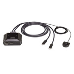 Aten 5 Port USB DisplayPort KVM Switch, USB-C 4096 x 2160 Maximum Resolution