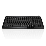 Ceratech Wired PS/2, USB Compact Keyboard, QWERTY (UK), Black