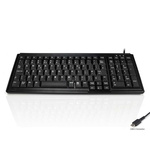 Ceratech Wired USB Compact Keyboard, QWERTY (UK), Black