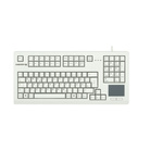 CHERRY Wired USB Touchpad Keyboard, QWERTY (UK), Light Grey