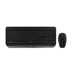 CHERRY Wireless Ergonomic Keyboard and Mouse Set, QWERTY (EU), Black