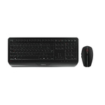 CHERRY Wireless Ergonomic Keyboard and Mouse Set, AZERTY (France), Black