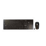 CHERRY Wireless Ergonomic Keyboard and Mouse Set, QWERTZ (German), Black
