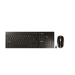 CHERRY Wireless Ergonomic Keyboard and Mouse Set, AZERTY (France), Black