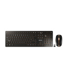 CHERRY Wireless Ergonomic Keyboard and Mouse Set, QWERTY (UK), Black