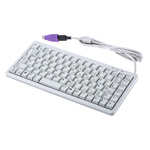 CHERRY Wired PS/2, USB Compact Keyboard, QWERTZ, Grey
