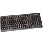 CHERRY Wired PS/2, USB Compact Keyboard, QWERTY (UK), Black