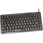 CHERRY Wired PS/2, USB Compact Keyboard, AZERTY, Black