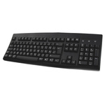 Ceratech Wired PS/2, USB Keyboard, QWERTZ, Black