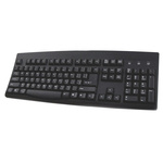 Ceratech Wired USB Keyboard, QWERTY (US), Black