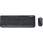 Microsoft Wired Keyboard and Mouse Set, QWERTY, Black